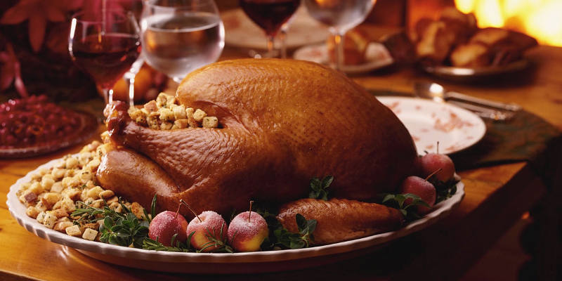 Dinde de Thanksgiving pour 7 personnes - Recettes - Elle à Table