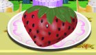 Gâteau d’anniversaire en forme de fraise