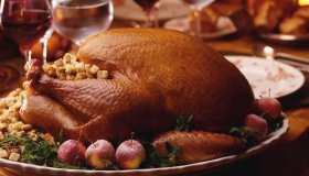 Dinde de Thanksgiving farcie aux marrons