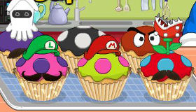 Mario fait des cupcakes